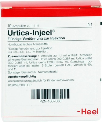 URTICA INJEEL Ampullen 10 St Ampullen