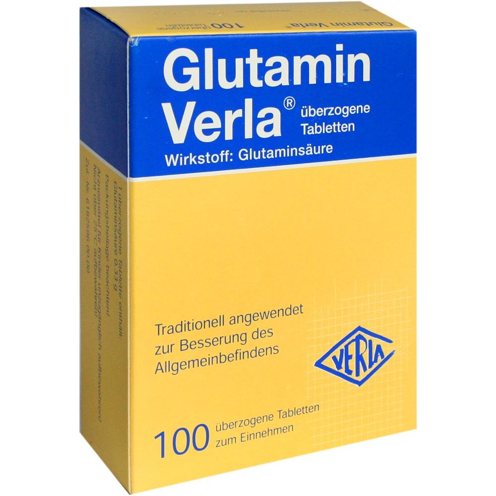 GLUTAMIN Verla überzogene Tabletten 100 St Überzogene Tabletten