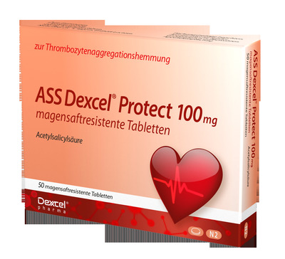 ASS Dexcel Protect 100mg 50 St Tabletten magensaftresistent