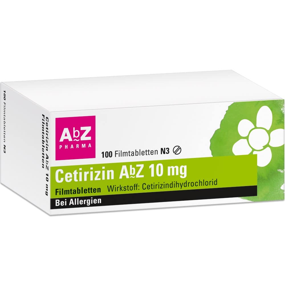 Cetirizin AbZ 100 St Filmtabletten