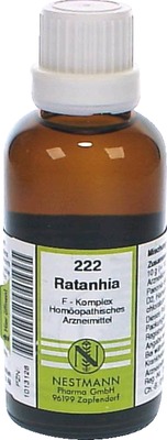 RATANHIA F Komplex Nr.222 Dilution 50 ml Dilution