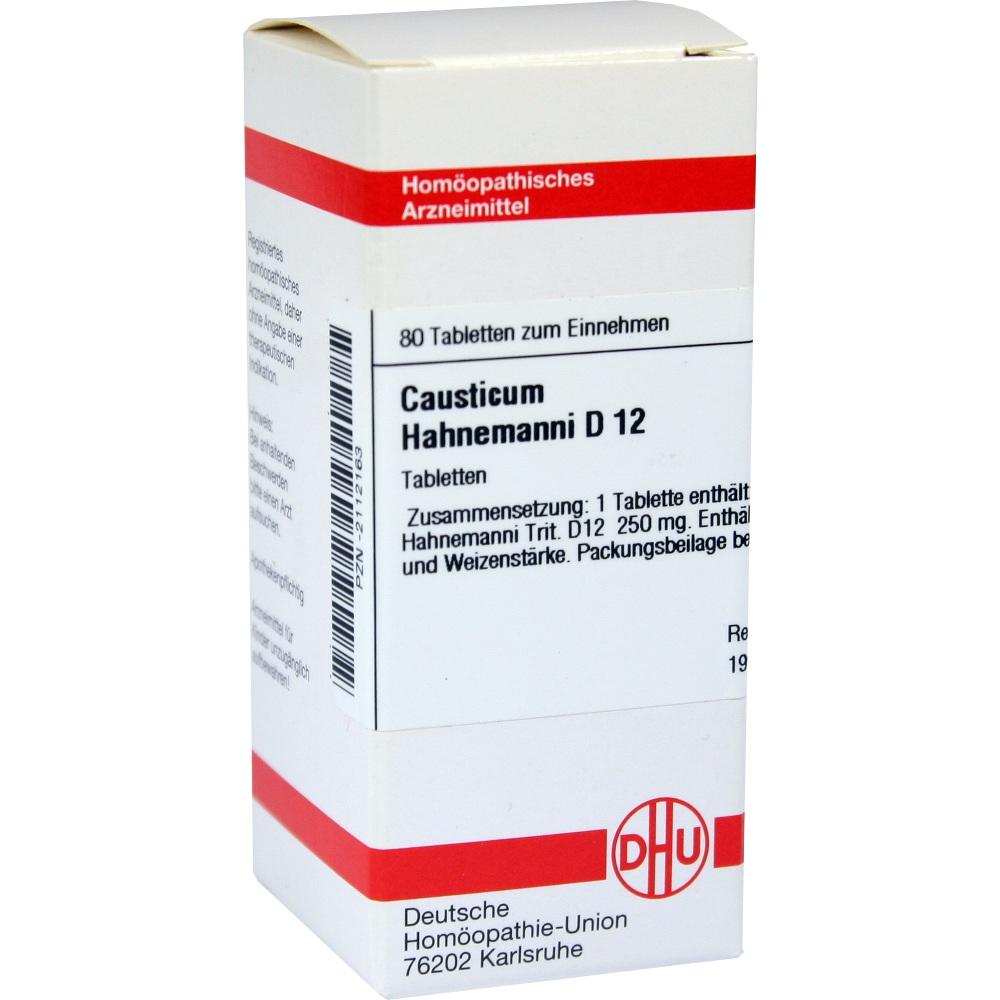CAUSTICUM HAHNEMANNI D 12 Tabletten 80 St Tabletten