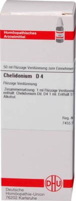 CHELIDONIUM D 4 Dilution 50 ml Dilution