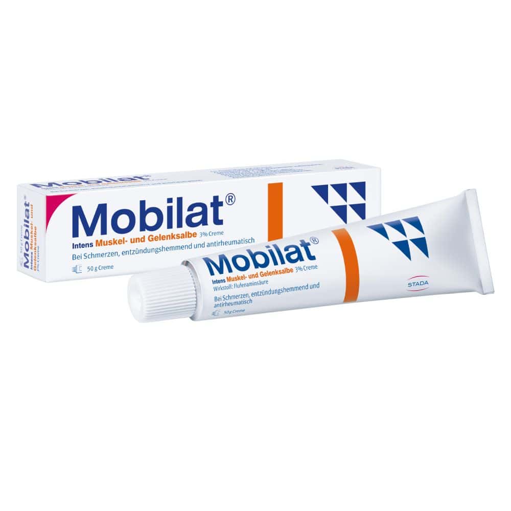 Mobilat Intens Muskel- und Gelenksalbe 3% 50 g Creme