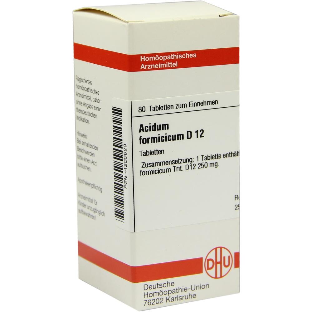 ACIDUM FORMICICUM D 12 Tabletten 80 St Tabletten