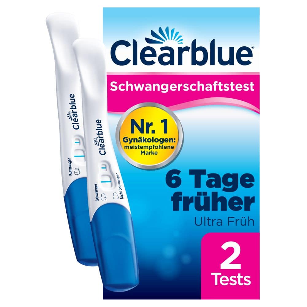 Clearblue Schwangerschaftstest Frühe Erkennung  2 St Test