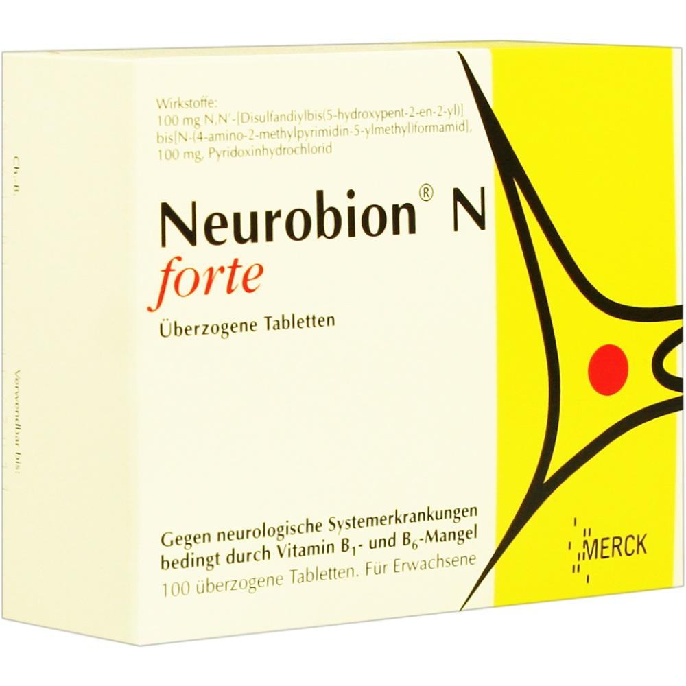 NEUROBION N forte überzogene Tabletten 100 St Überzogene Tabletten