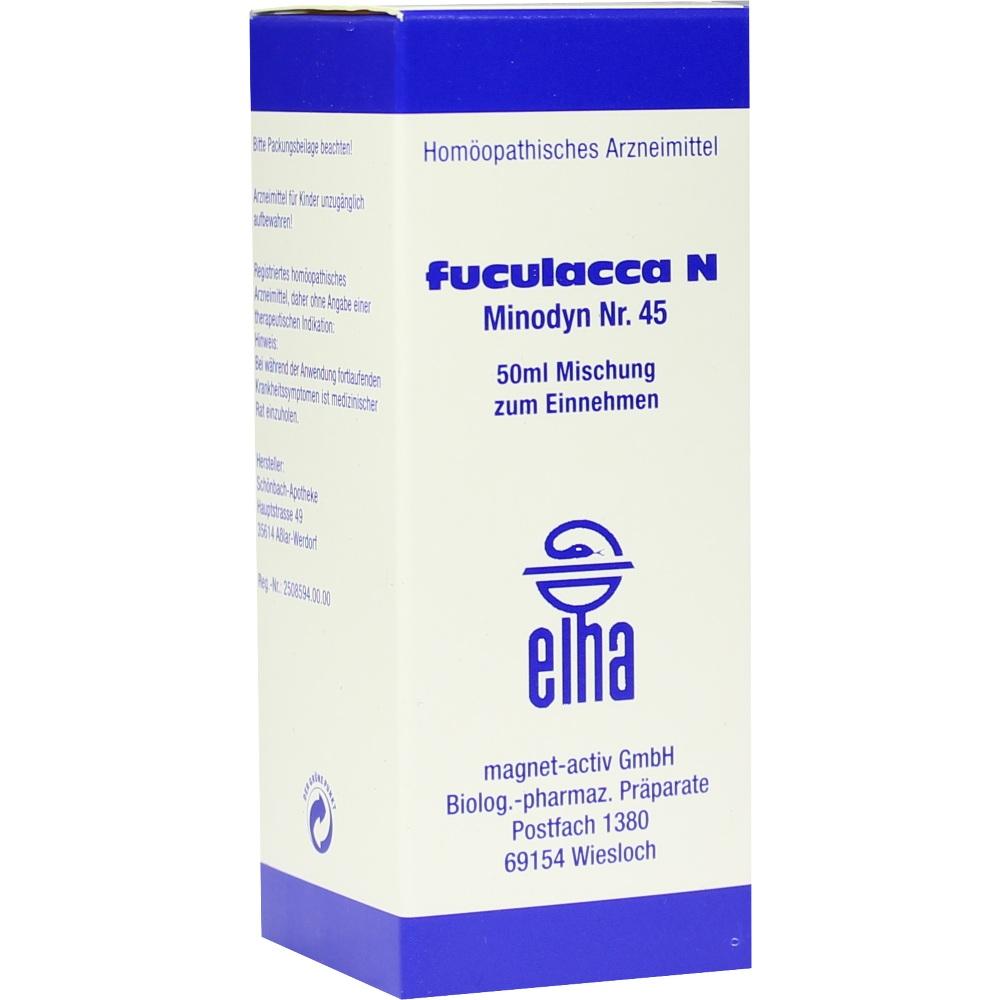 FUCULACCA N Minodyn Nr.45 Tropfen 50 ml Tropfen