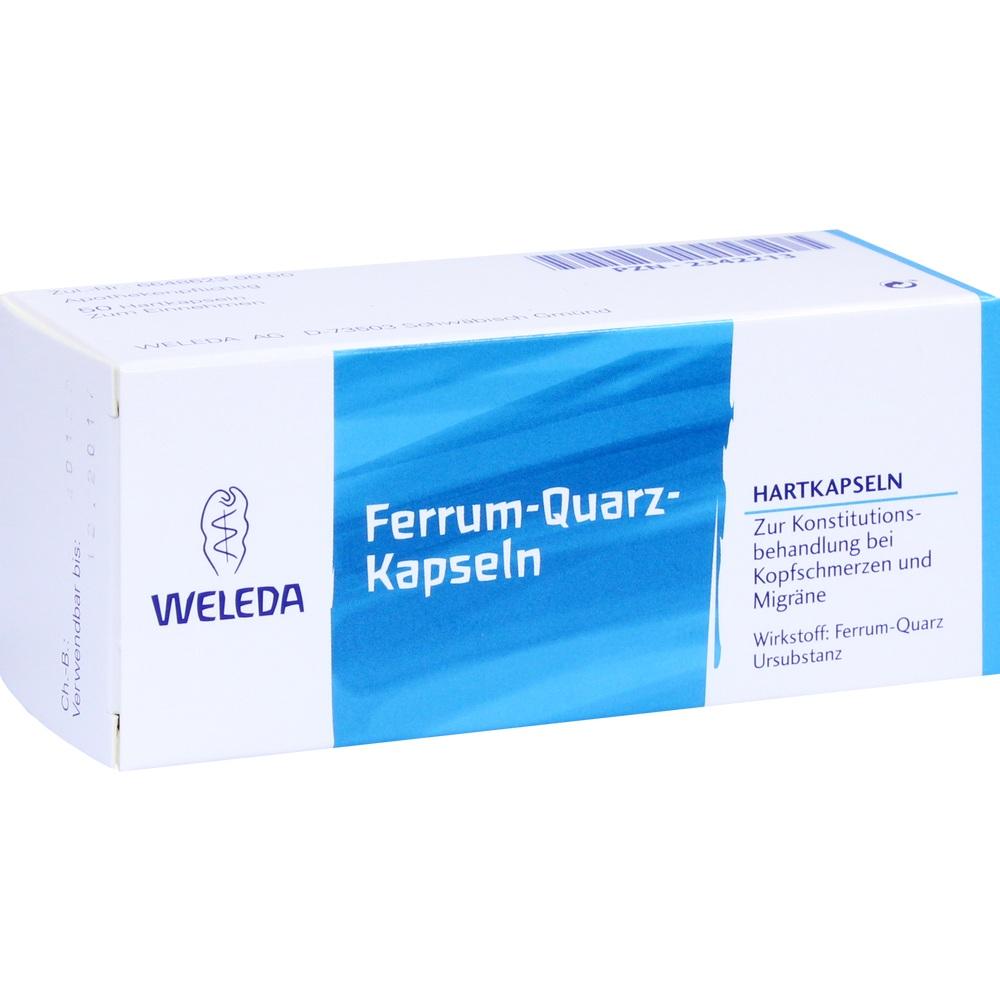 WELEDA Ferrum-Quarz-Kapseln 50 St Hartkapseln