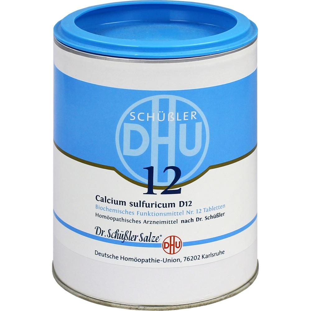 DHU Schüssler-Salz Nr. 12 Calcium sulfuricum D 12 1000 St Tabletten
