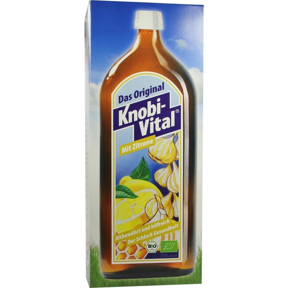 KNOBIVITAL mit Zitrone Bio 960 ml Flaschen