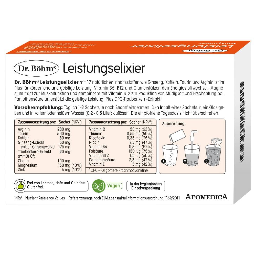 Dr. Böhm Leistungselixier  14 St Granulat