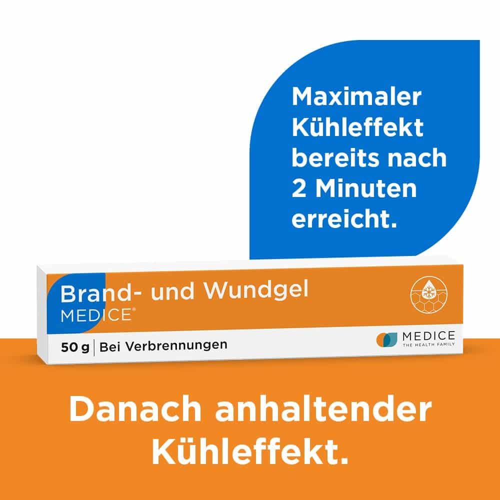 Brand und Wundgel Medice bei Verbrennungen & Sonnenbrand 50 g Gel