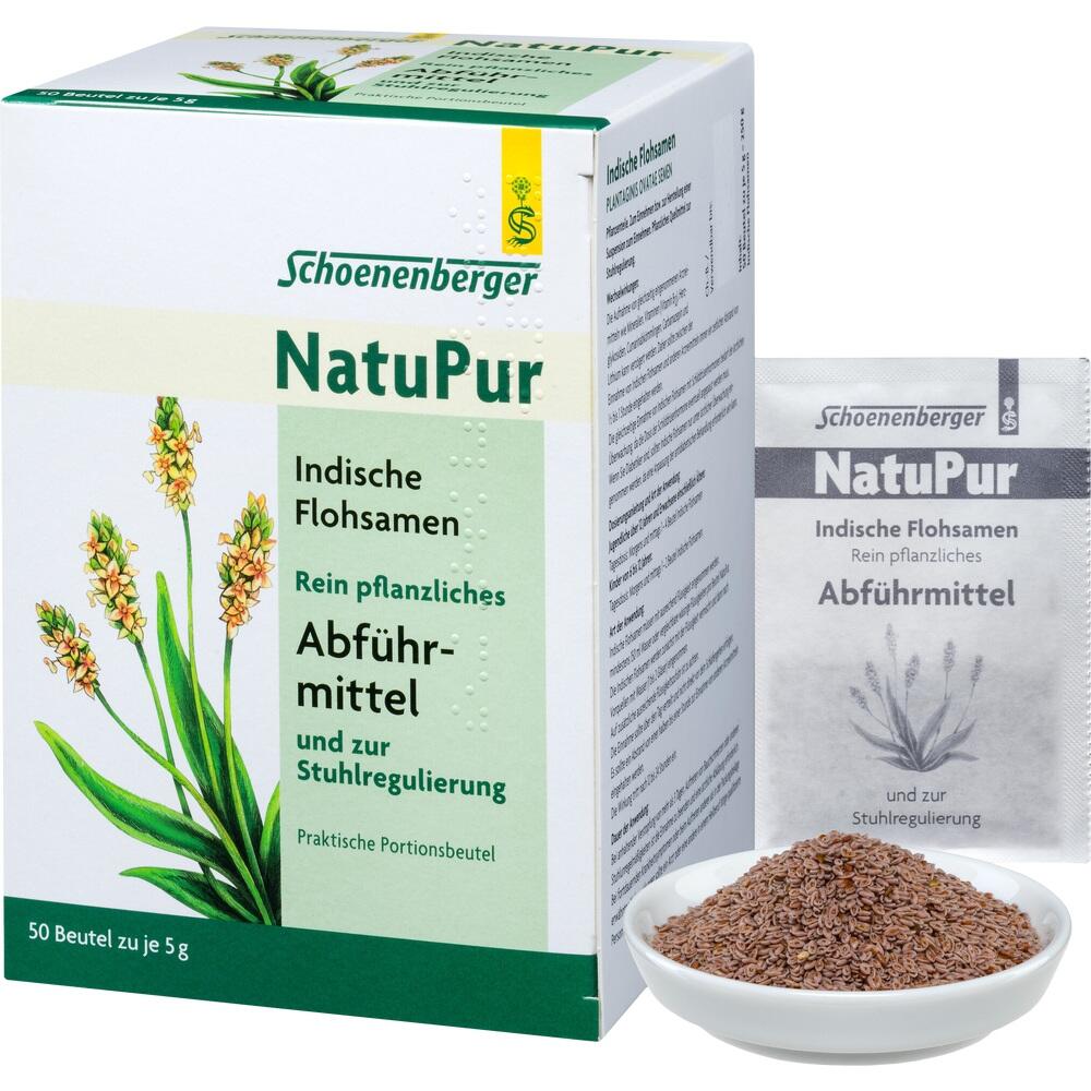 NatuPur Indische Flohsamen Abführmittel & bei Reizdarm 50X5 g Kerne