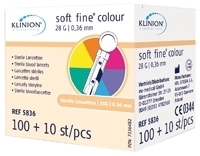 KLINION Soft fine colour Lanzetten 28 G 110 St Lanzetten 110 St