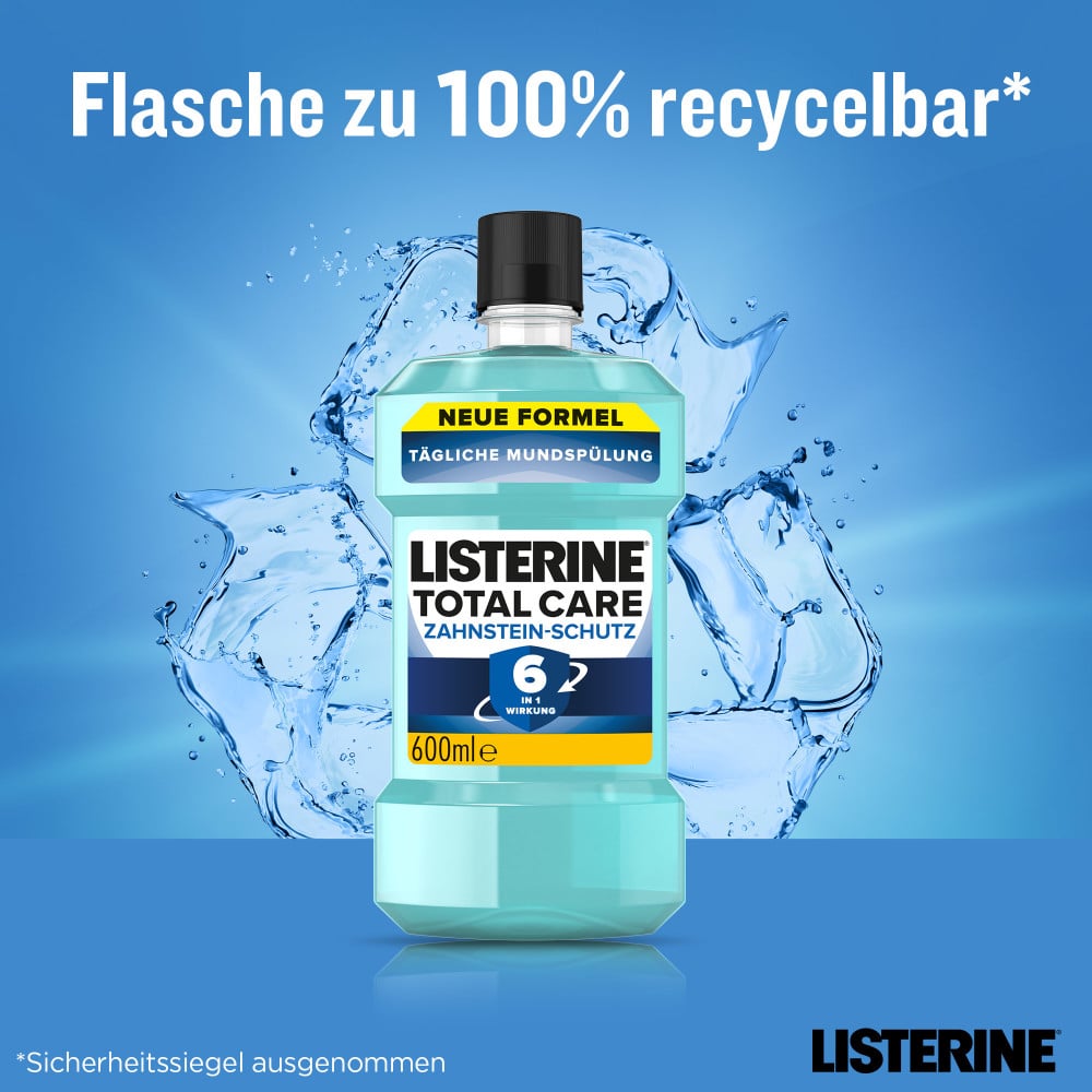 LISTERINE TOTAL CARE ZAHNSTEIN 600 ml Lösung LISTERINE TOTAL CARE ZAHNSTEIN 600 ml Lösung