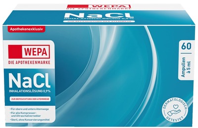 WEPA NaCl Inhalationslösung 0,9% 60X5 ml Inhalationslösung