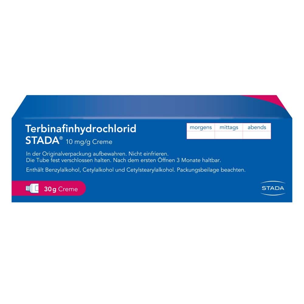 Terbinafinhydrochlorid STADA 10mg/g 30 g Creme