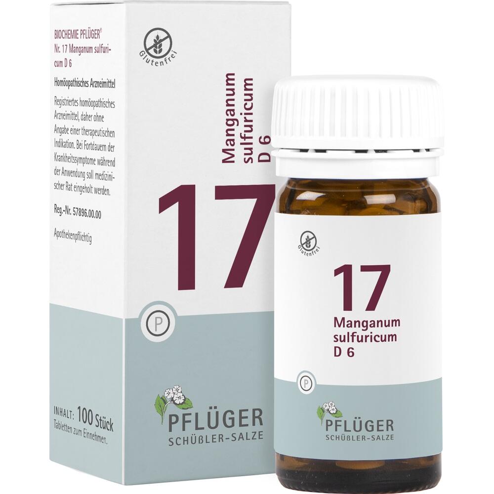 Schüßler-Salz Nr. 17 Manganum sulfuricum D6 100 St Tabletten