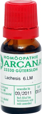 LACHESIS LM 6 Dilution 10 ml Dilution