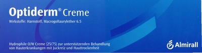 Optiderm Creme bei Juckreiz und trockener Haut 100 g Creme