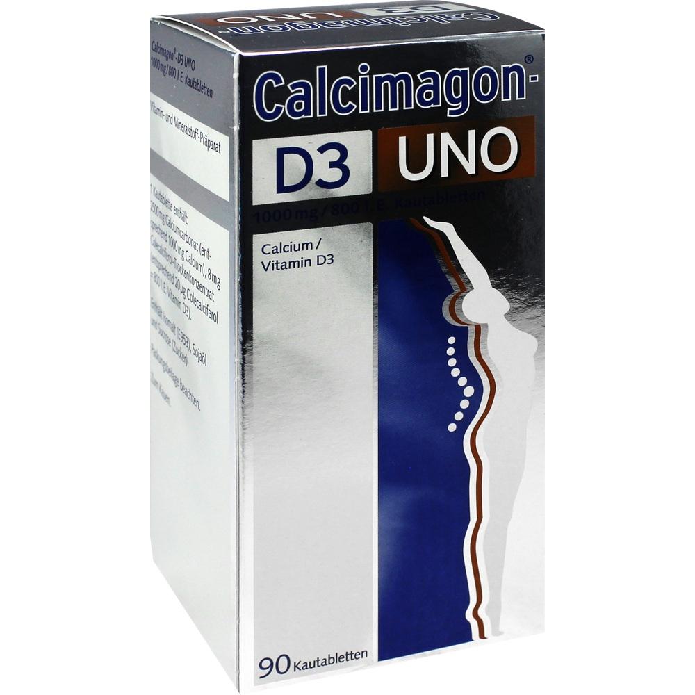 Calcimagon-D3 UNO 1000mg/800 I.E. 90 St Kautabletten