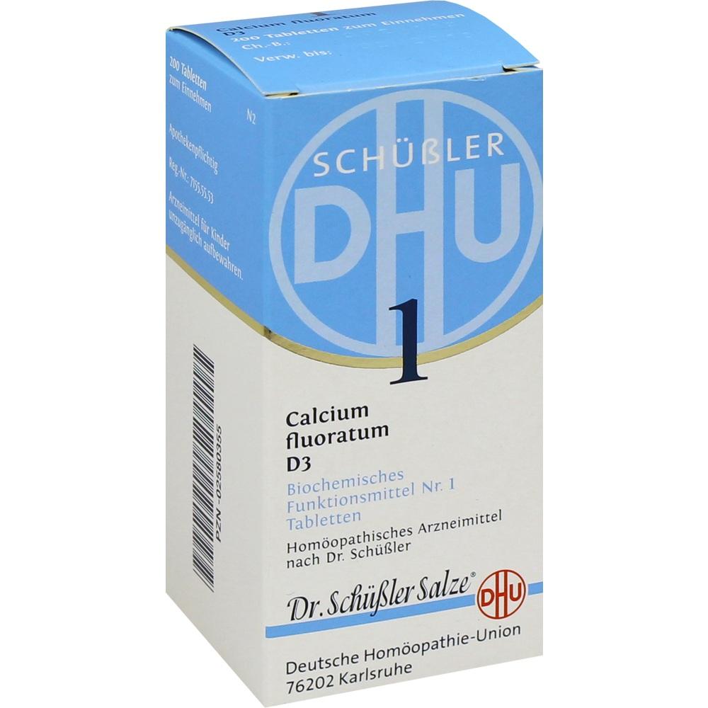 DHU Schüßler-Salz Nr. 1 Calcium fluoratum D3   200 St Tabletten