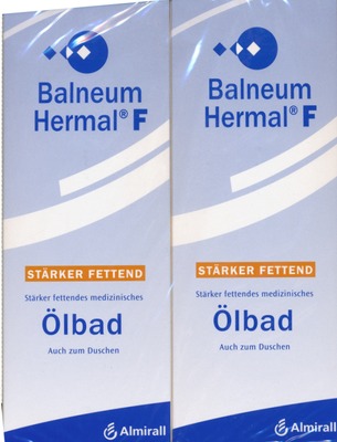 BALNEUM Hermal F flüssiger Badezusatz bei sehr trockener Haut 2X500 ml Flüssigkeit
