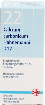 DHU Schüssler-Salz Nr. 22 Calcium carbonicum D 12 Tabletten 200 St Tabletten