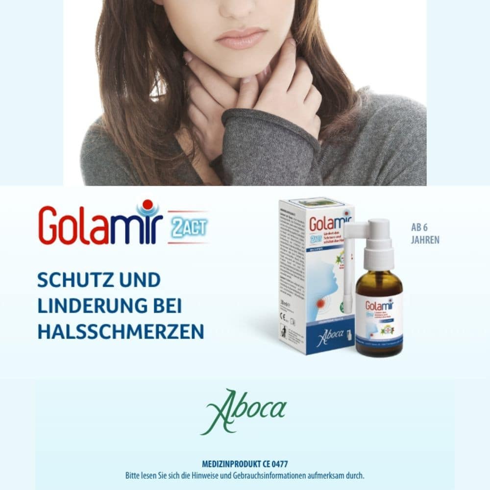 Golamir 2ACT bei Halsschmerzen 30 ml Spray