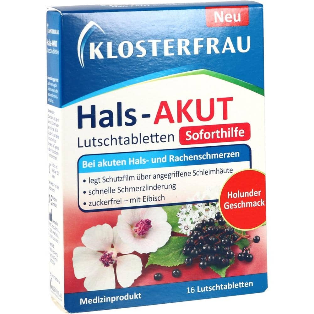 KLOSTERFRAU Hals-AKUT  16 St Lutschtabletten