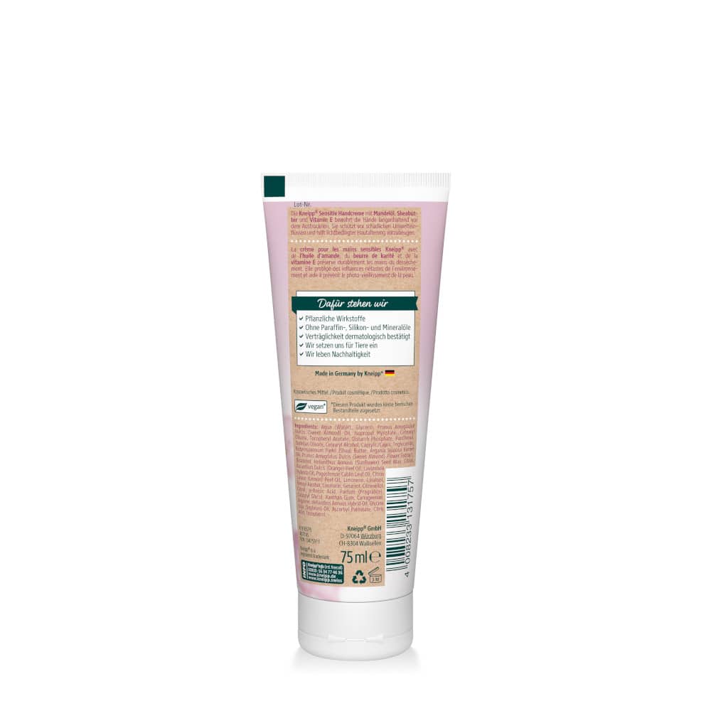 Kneipp Sensitiv-HANDCREME Mandelblüten Hautzart 75 ml Creme