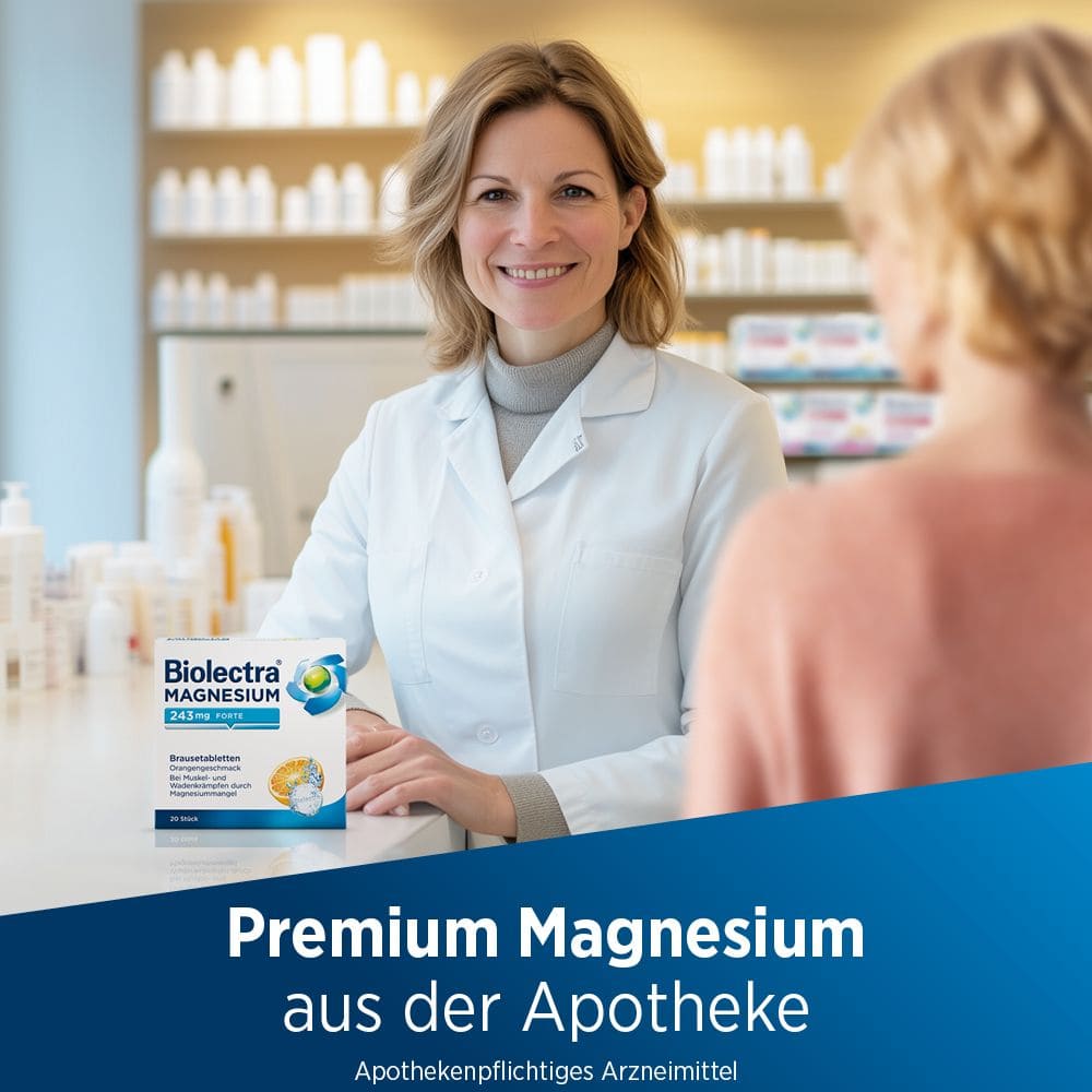 Biolectra MAGNESIUM 243mg FORTE Orange 40 St Brausetabletten