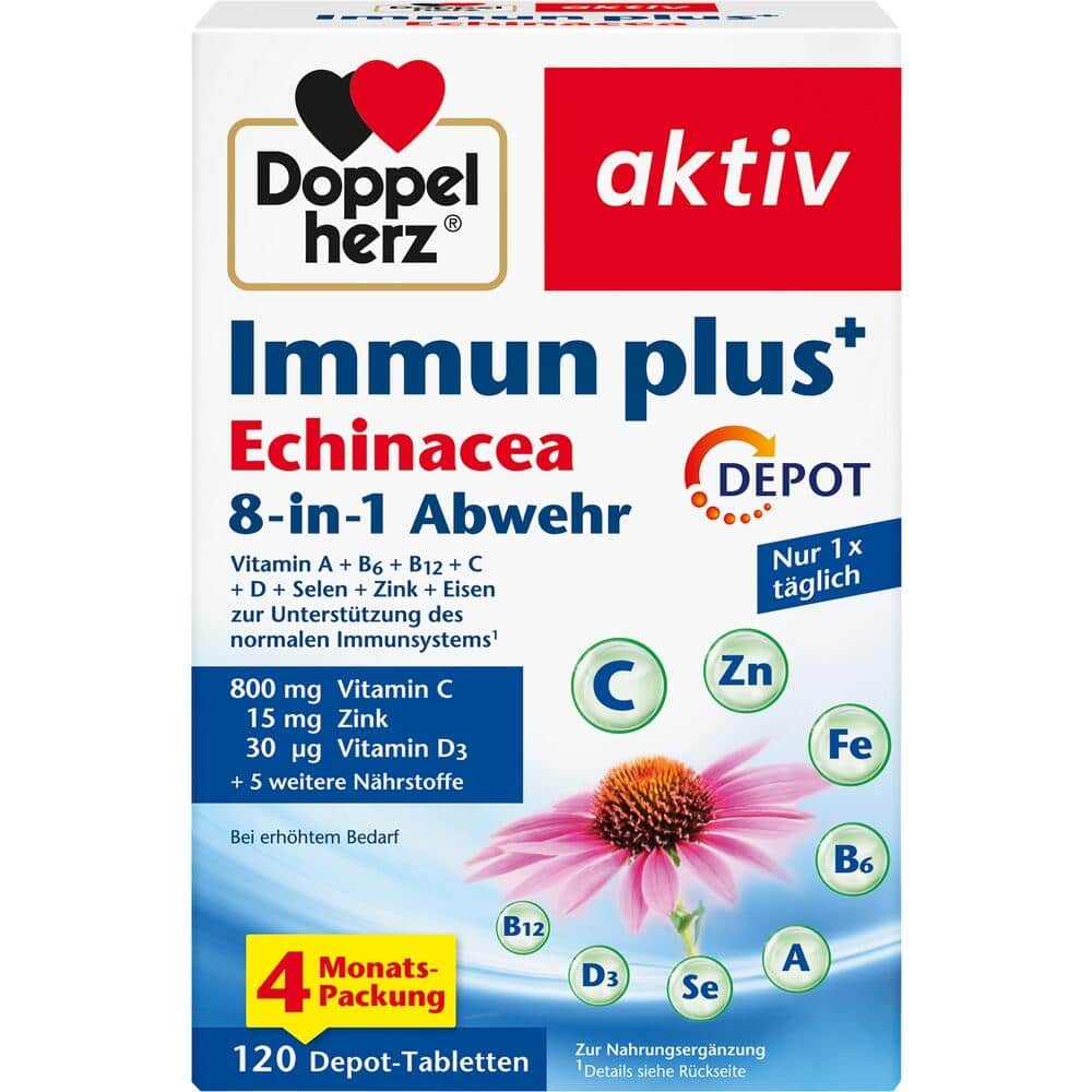 Doppelherz aktiv Immun plus+ Echinacea 120 St Tabletten
