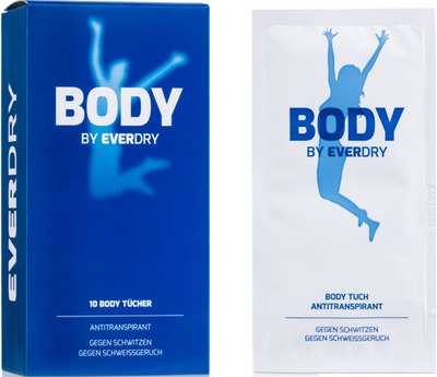 EVERDRY Antitranspirant Body Tücher 10 St Tücher
