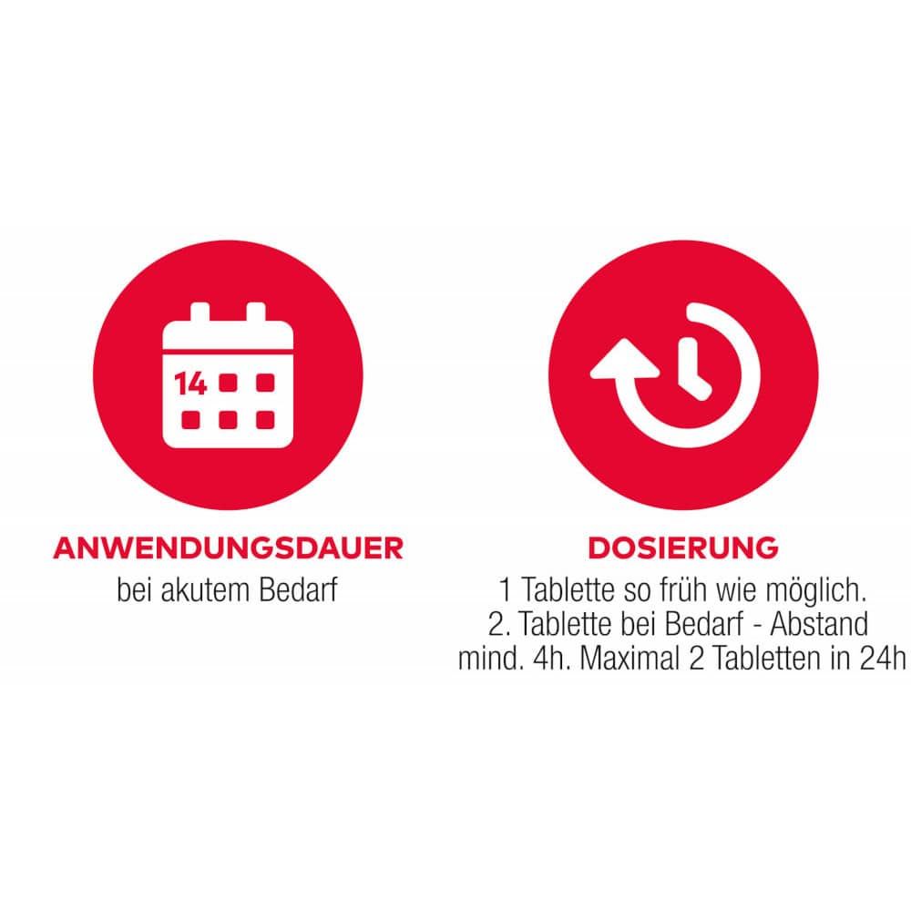 Naratriptan AL akut 2,5 mg Filmtabletten bei Migräne
