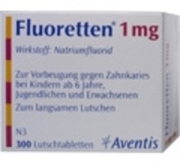 Fluoretten 1mg 300 St Tabletten