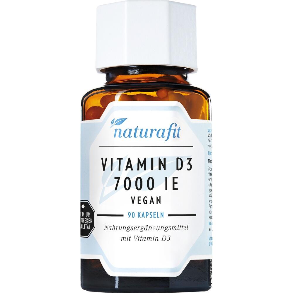 naturafit VITAMIN D3 7000 IE 90 St Kapseln