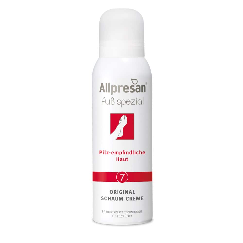 Allpresan Fuß spezial Nummer 7 Original Schaum-Creme Pilz-empfindliche Haut 125 ml Schaum