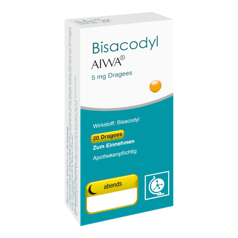 Bisacodyl AIWA 5 Mg 20 St Tabletten magensaftresistent