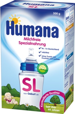 HUMANA SL Pulver milchfreie Spezialnahrung Pulver 500 g Pulver