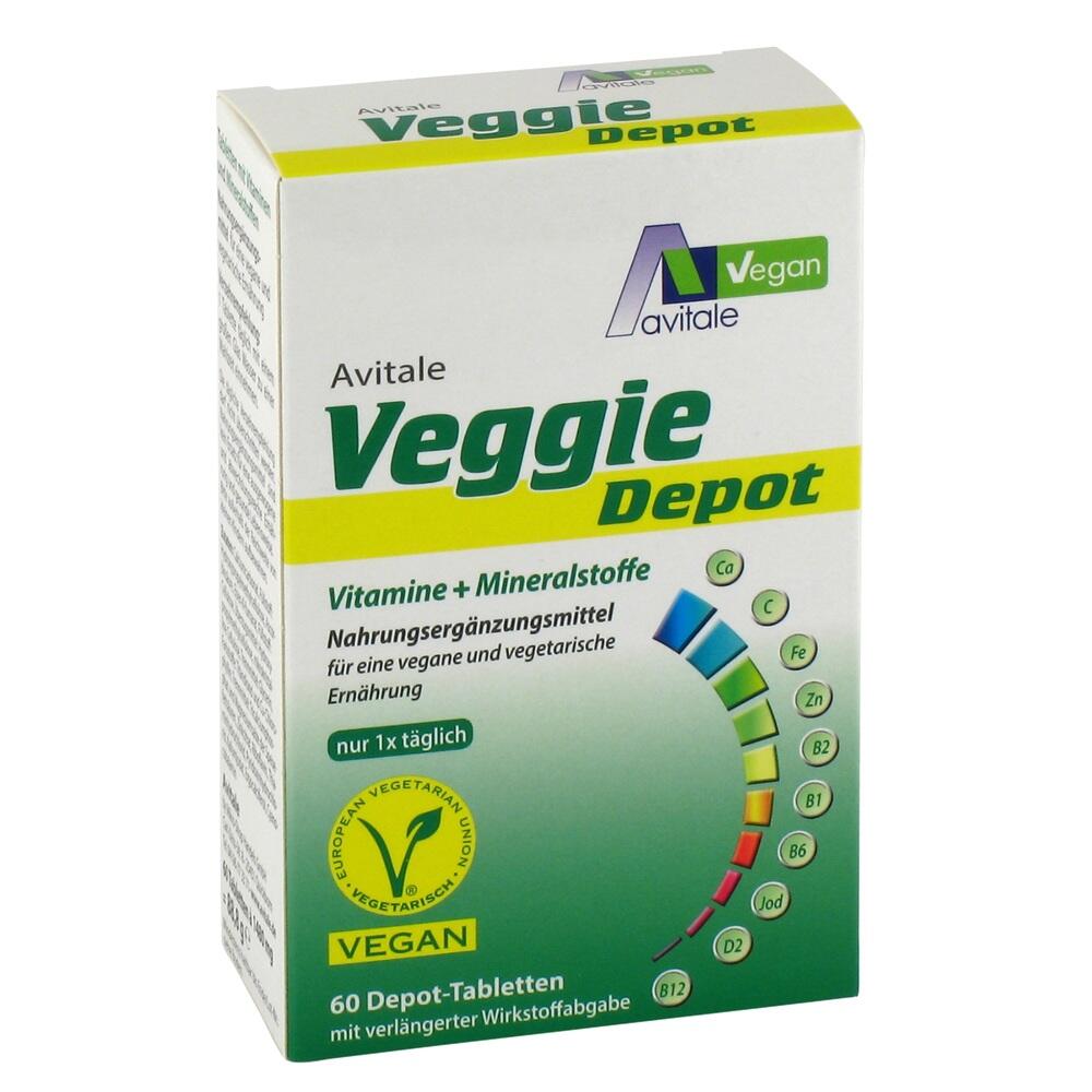 Avitale VEGGIE Depot Vitamine+Mineralstoffe Tabletten 60 St Tabletten