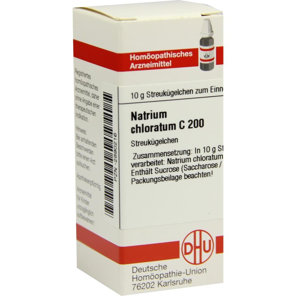 NATRIUM CHLORATUM C 200 Globuli 10 g Globuli