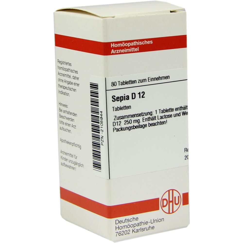 SEPIA D 12 80 St Tabletten