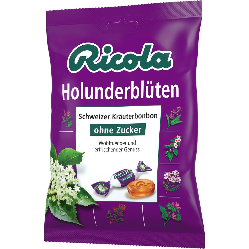 Ricola Holunderblüten ohne Zucker 75 g Bonbons