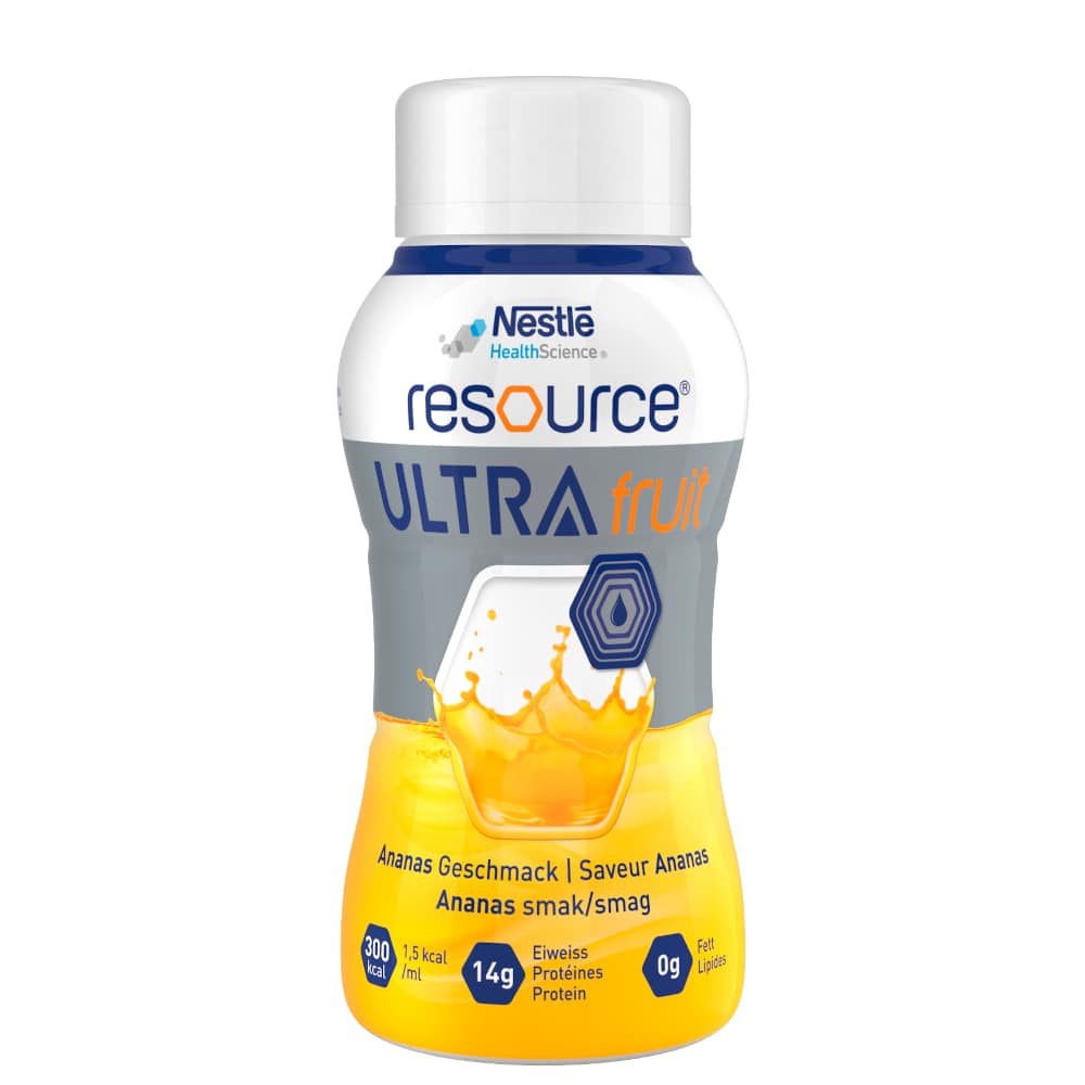 resource ULTRA fruit Ananas 4X200 ml Flüssigkeit