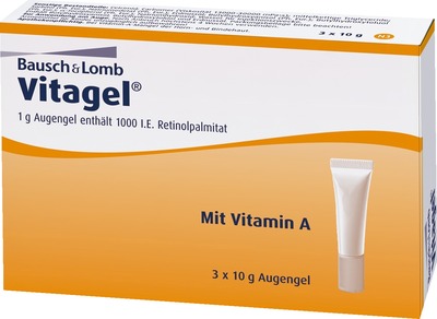 Vitagel 3X10 g Augengel