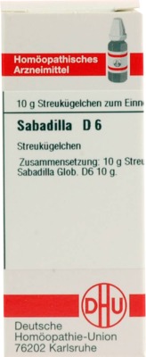 SABADILLA D 6 Globuli 10 g Globuli