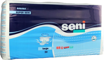 SUPER SENI Gr.3 L Inkontinenzhose f.Erw. 30 St