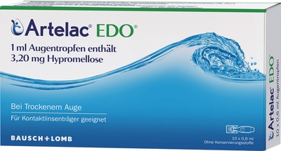 Artelac EDO Augentropfen, Tränenersatzmittel 10X0.6 ml Augentropfen